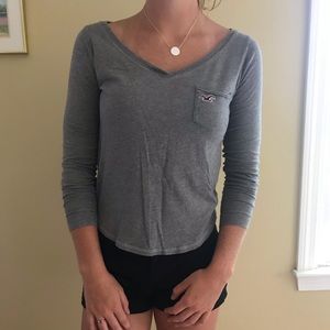 Long sleeve plain top